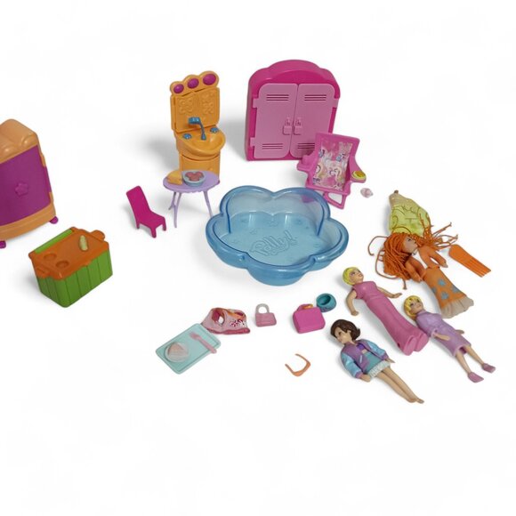 Assorted Y2K Polly Pocket and Others Dolls and Furniture Toy Lot - Picture 5 of 12